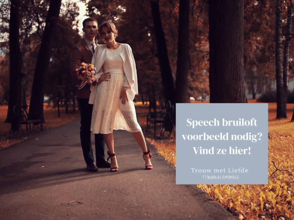 voorbeeld kant en klare speech bruiloft